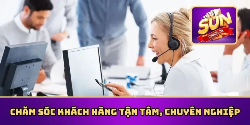 Đội ngũ CSKH tận tâm, chuyên nghiệp sẵn sàng hỗ trợ người chơi  Đội ngũ CSKH tận tâm, chuyên nghiệp sẵn sàng hỗ trợ người chơi